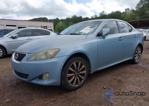 2006 Lexus Is 250 z USA, uszkodzony, nr VIN JTHCK262462001126